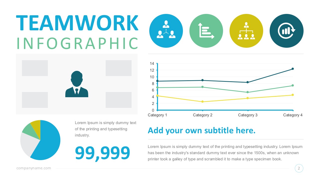 Data Dashboards PowerPoint Templates - SlideModel With Regard To Project Dashboard Template Powerpoint Free