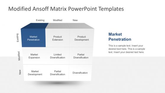 Modified Ansoff Matrix Templates