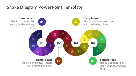 4 Step Diagram PowerPoint Slide