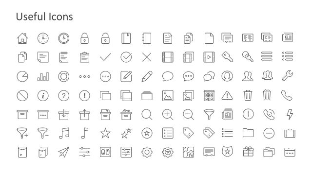 Useful Icons PowerPoint Slides