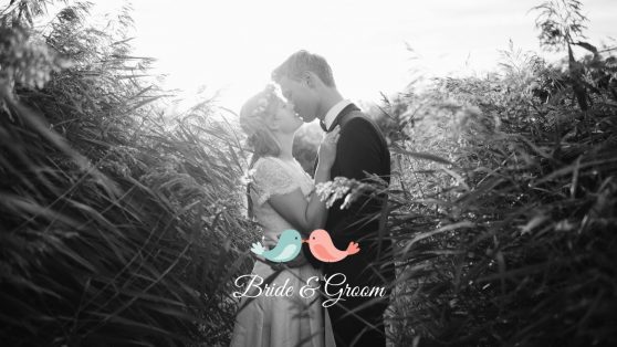 Bride Groom Photo Slide Template