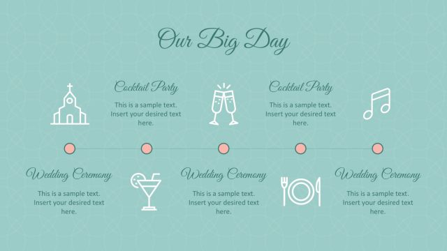 Cocktail Wedding Powerpoint Templates