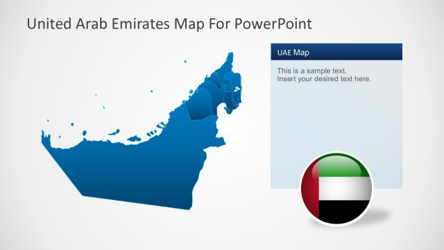 United Arab Emirates Map Template