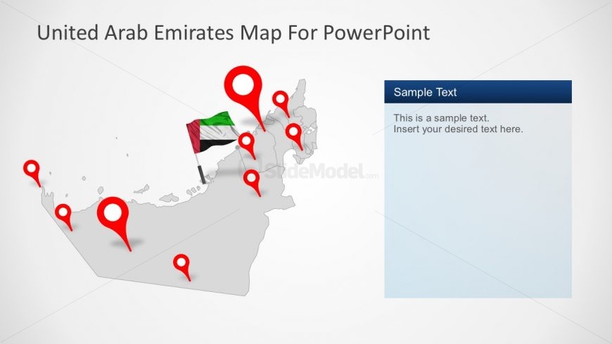 United Arab Emirates Location Map