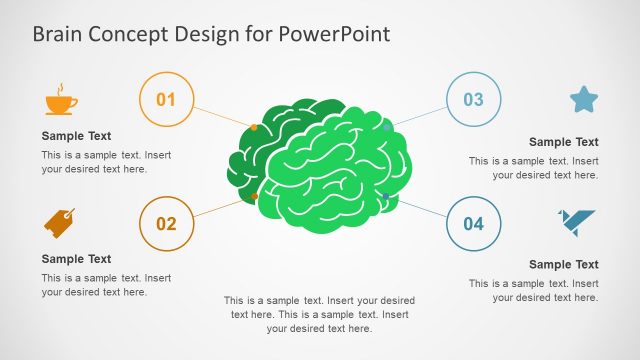 Brain Concept Diagram PowerPoint Templates