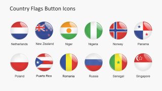 Use Flag Buttons PowerPoint Template 