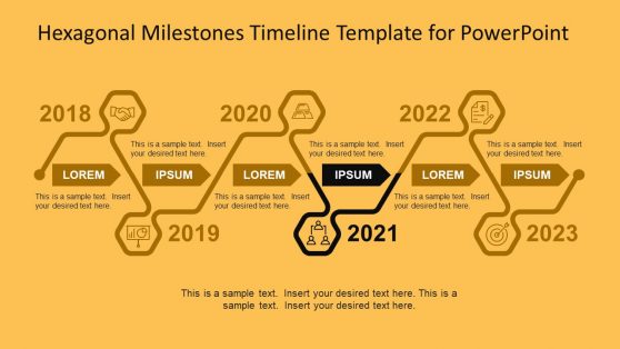 Timeline Chart for Project Slide