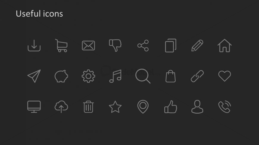 Business and Technology Infographic Icons in PowerPoint