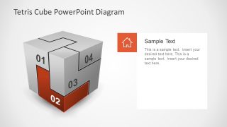 PPT Slide of Cube Diagram