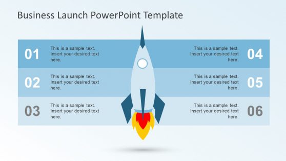 Rocket Illustration PowerPoint for Business