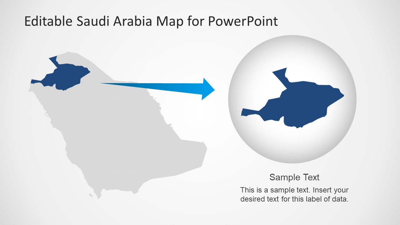 Editable Saudi Arabia Map Template for PowerPoint SlideModel Editable Saudi Arabia Map Template for PowerPoint SlideModel