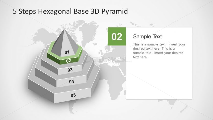 Process Diagram 3D Shape Template
