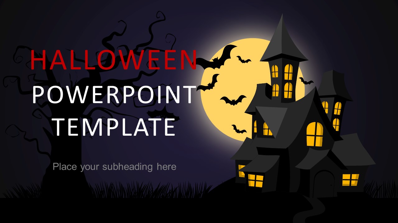 Halloween PowerPoint Template SlideModel