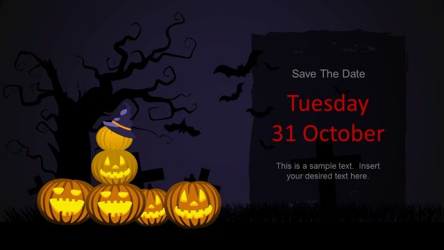 Pumpkin Carving PowerPoint Shapes