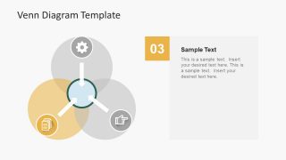 Flat Vector PowerPoint of Venn Diagram