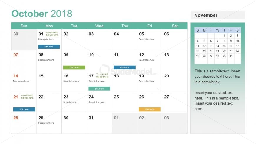 Clean Design October PowerPoint