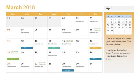 Week Calendar PowerPoint Templates