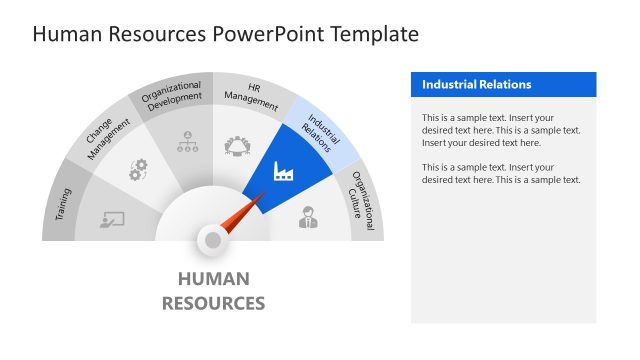 Editable Human Resources Template Slide
