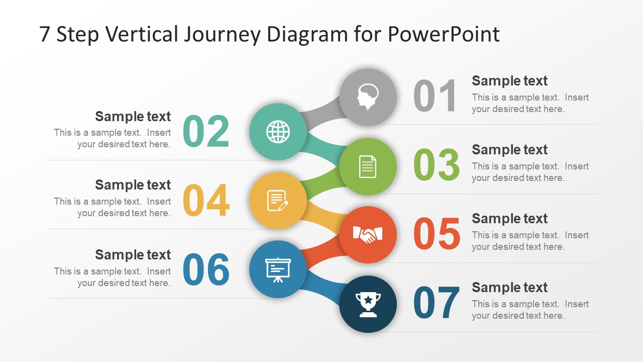 7 Steps Powerpoint Template Free Download Nismainfo 9534