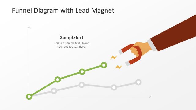 Stack Line Chart Diagram for Revenue Generation