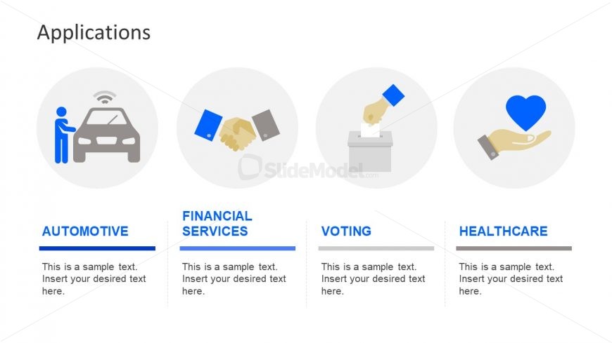 Circular Illustration of Useful Bitcoin Applications