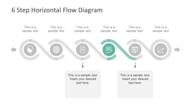 Editable Business Diagram of 6 Stages