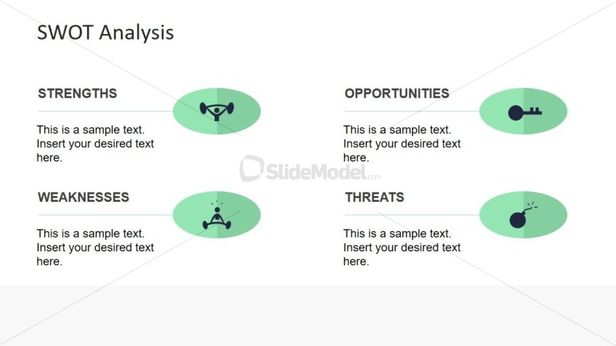 Infographic Slide of SWOT Diagram