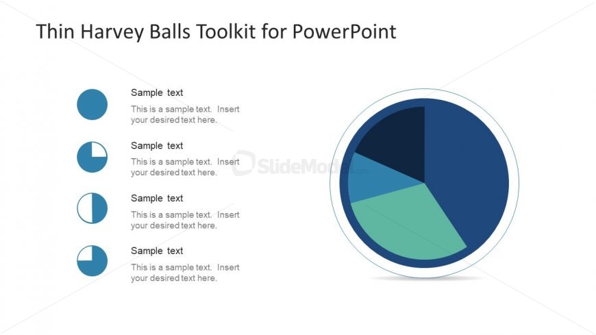 Pie Chart Template of Harvey Balls