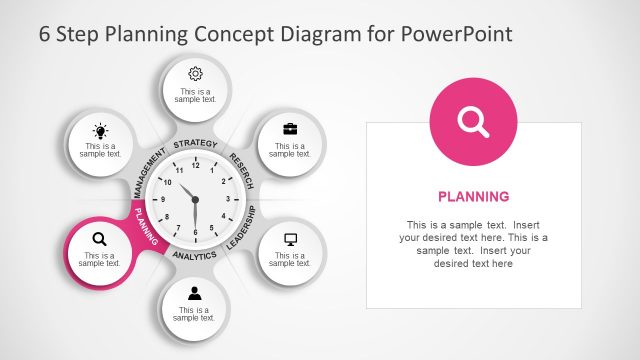 Infographic 6 Step PowerPoint Template