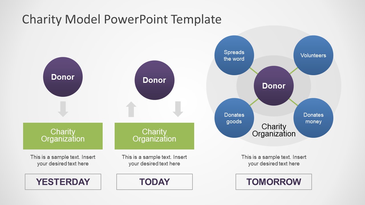 PowerPoint Shapes for Charity Model