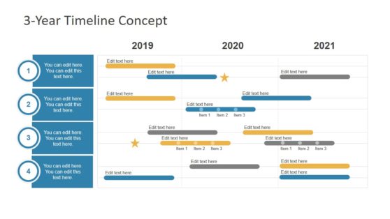 Powerpoint Timeline Gantt Chart Template