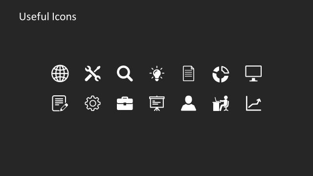PowerPoint Slide of Useful Icons