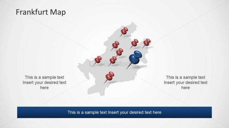 Location Pins Clipart and Outline City Map