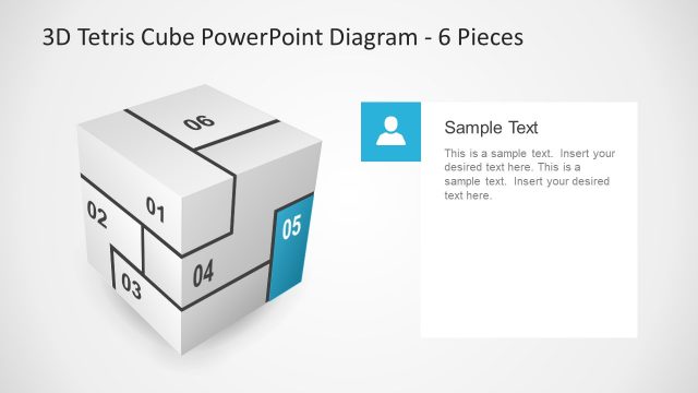 User Slide of 3D Cube PPT