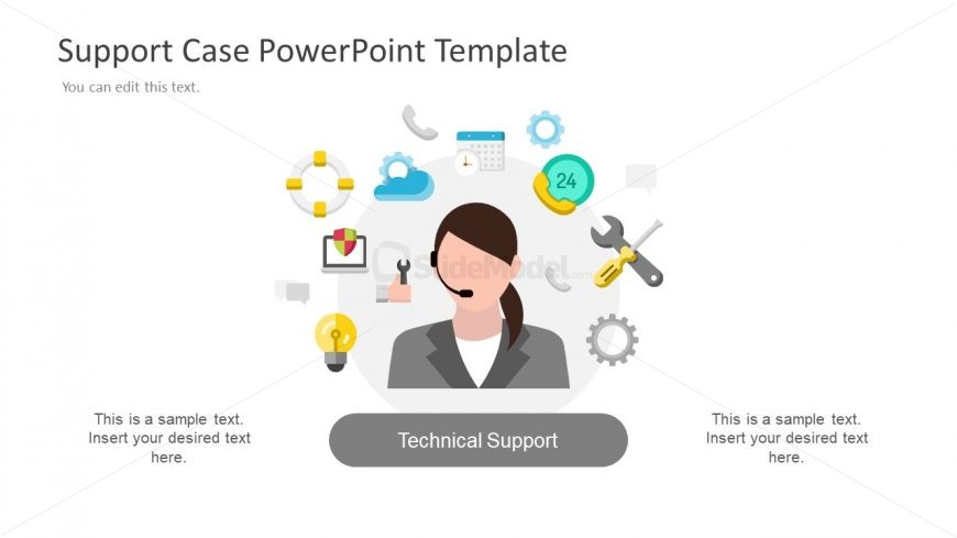 Infographic Icons Slide of PowerPoint