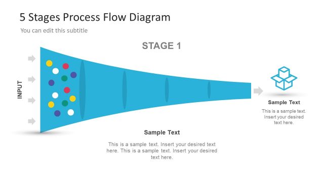 Editable PowerPoint Funnel Diagram