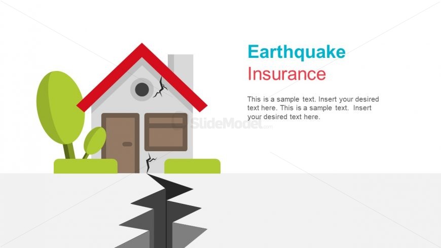 Earth Quake Insurance Slide Template SlideModel