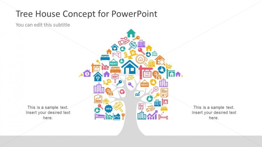 PowerPoint Real Estate Icons Slide