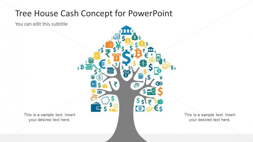 Cash Concept Design Collage PowerPoint