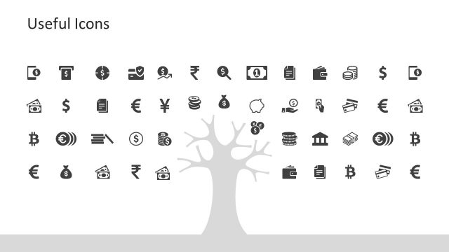 Slide of Useful Financial Infographic Icons