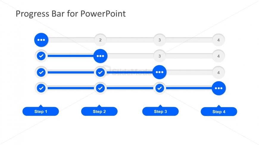 Template of Progress Bar Design - SlideModel