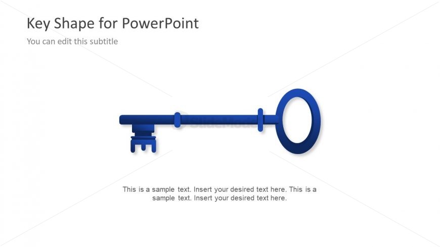 Key Metaphor Icon Slide Template