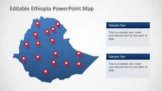 Presentation of African County Map