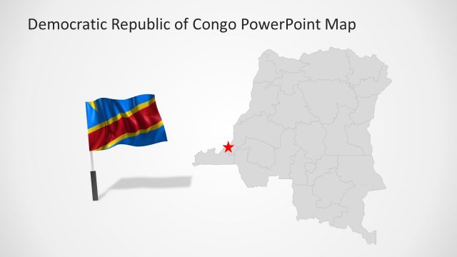 Map and Flag Template for Congo