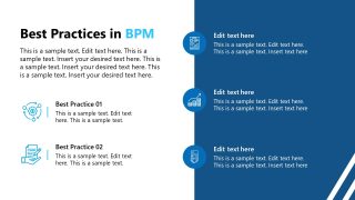 Best Practices Slides in BPM PowerPoint Template