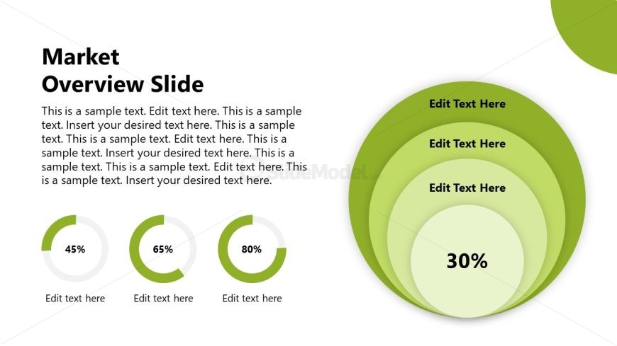 Slide with Circular Progressive Bars