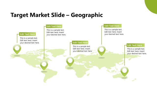 Geographic Target Market Slide Healthcare PPT Template