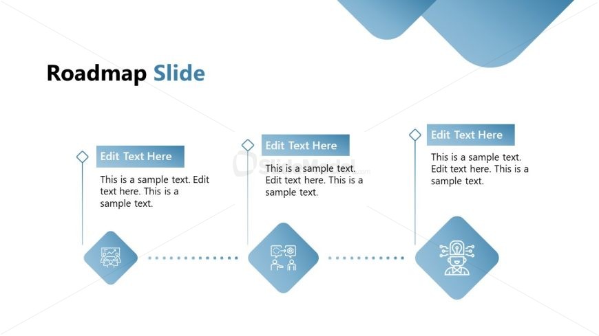 Horizontal Roadmap Diagram Slide 