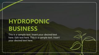 Title Slide - Hydroponic Business PPT Template 