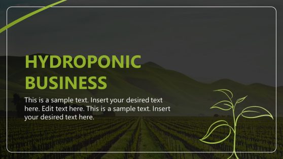 Hydroponic Business PowerPoint PPT Slide